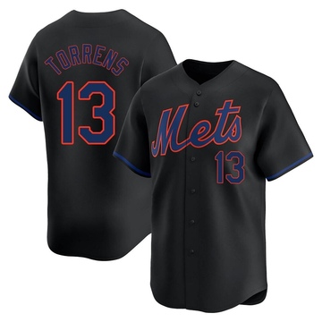Black Limited Luis Torrens Youth New York Mets Alternate Jersey