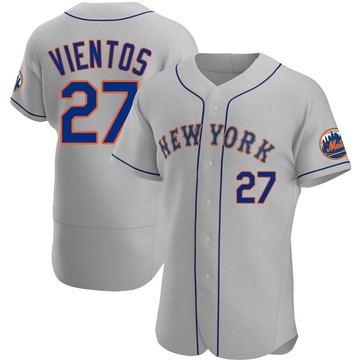 Gray Authentic Mark Vientos Men's New York Mets Road Jersey