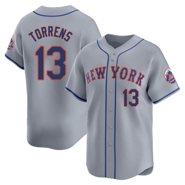 Gray Limited Luis Torrens Youth New York Mets Away Jersey