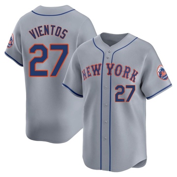 Gray Limited Mark Vientos Youth New York Mets Away Jersey
