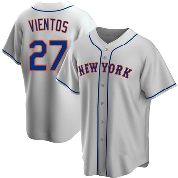 Gray Replica Mark Vientos Men's New York Mets Road Jersey