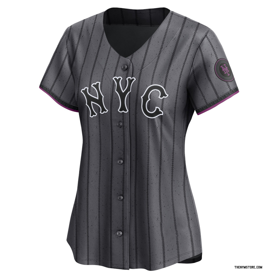 Limited Cole Sulser Women's New York Mets Graphite 2024 City Connect