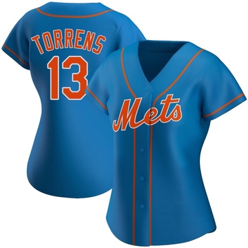 Royal Authentic Luis Torrens Women's New York Mets Alternate Jersey