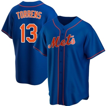 Royal Replica Luis Torrens Men's New York Mets Alternate Jersey