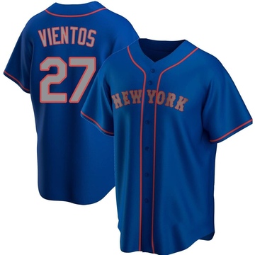 Royal Replica Mark Vientos Youth New York Mets Alternate Road Jersey