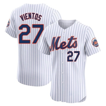White Elite Mark Vientos Men's New York Mets Home Jersey
