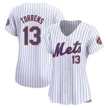 White Limited Luis Torrens Women's New York Mets Home Jersey