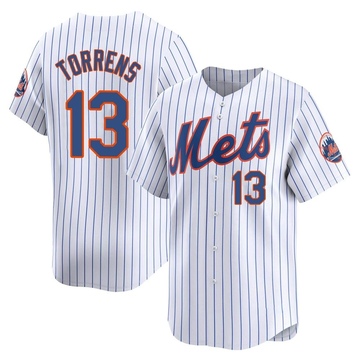 White Limited Luis Torrens Youth New York Mets Home Jersey